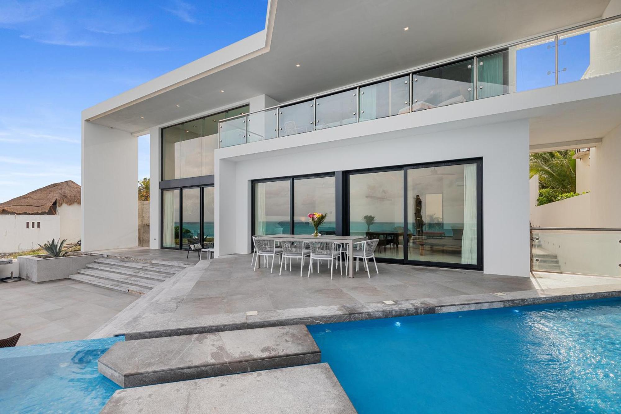 Villa E11even Con C Hef Privado Ocean Front Isla Mujeres