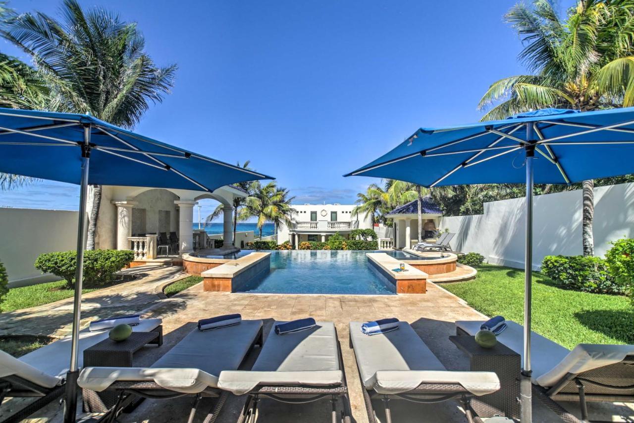 Oceanfront Estate With Infinity Pool! Isla Mujeres